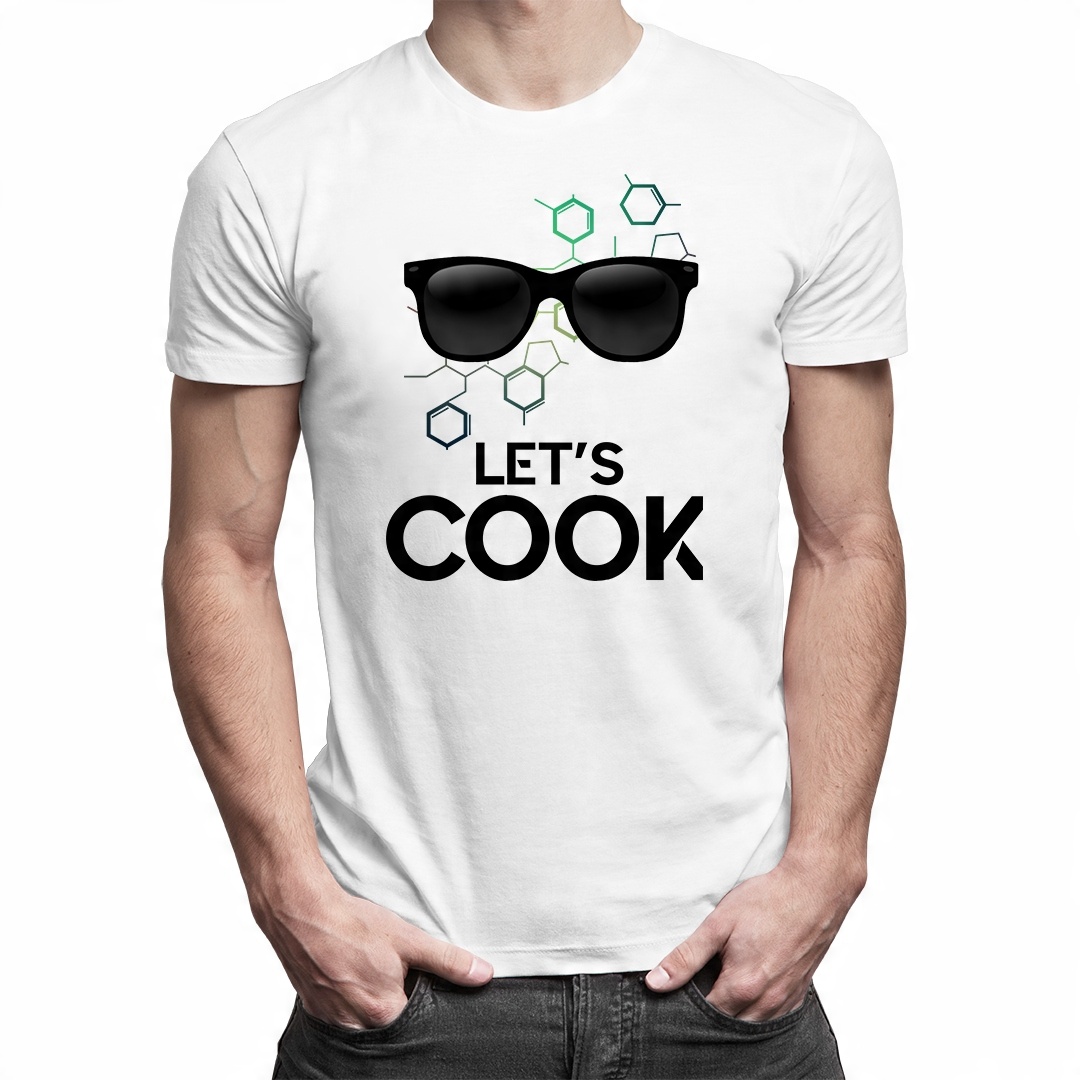 

Let's cook - koszulka z nadrukiem dla niego