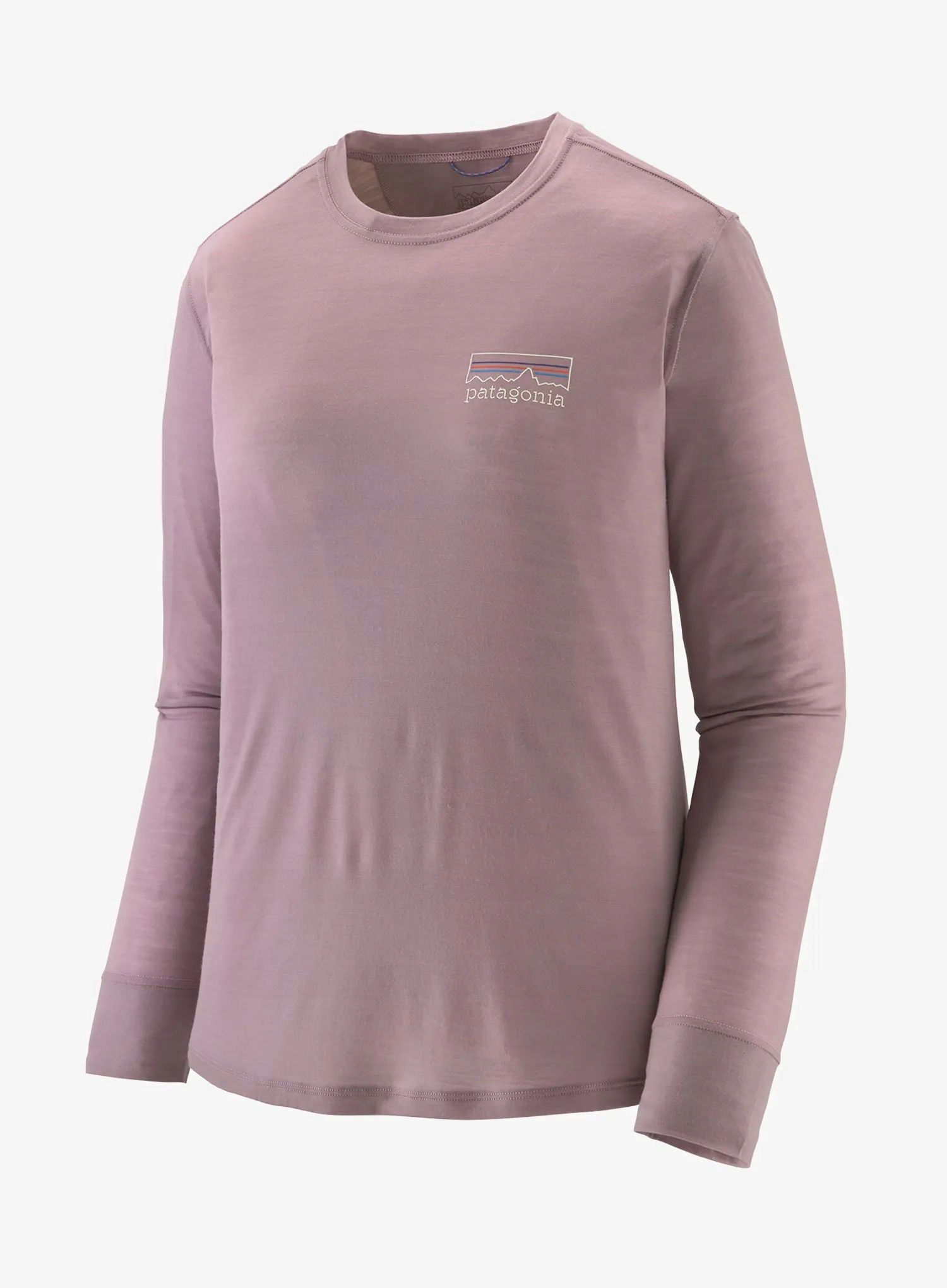 Bluza damska Patagonia L/s Cap Cool Merino Graphic fitz roy/violet M