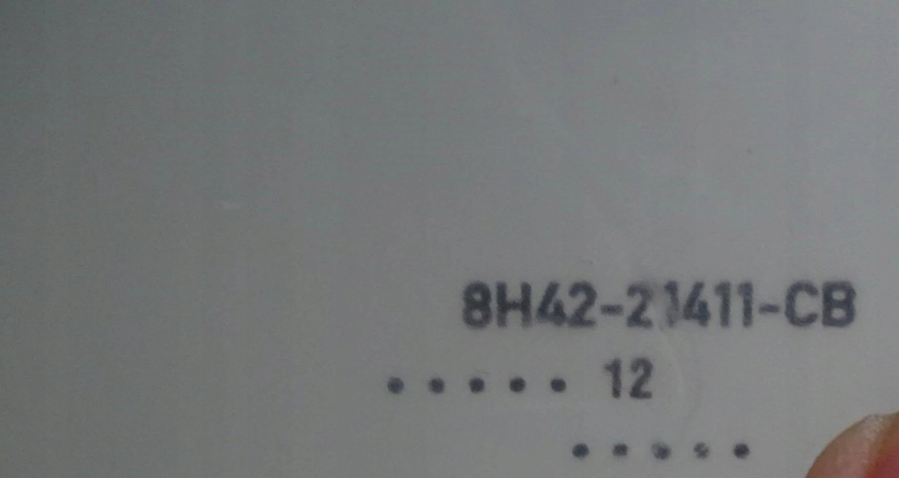 NOWA szyba drzwi LH przod RANGE ROVER 2010 2012 Part manufacturer Land Rover OE