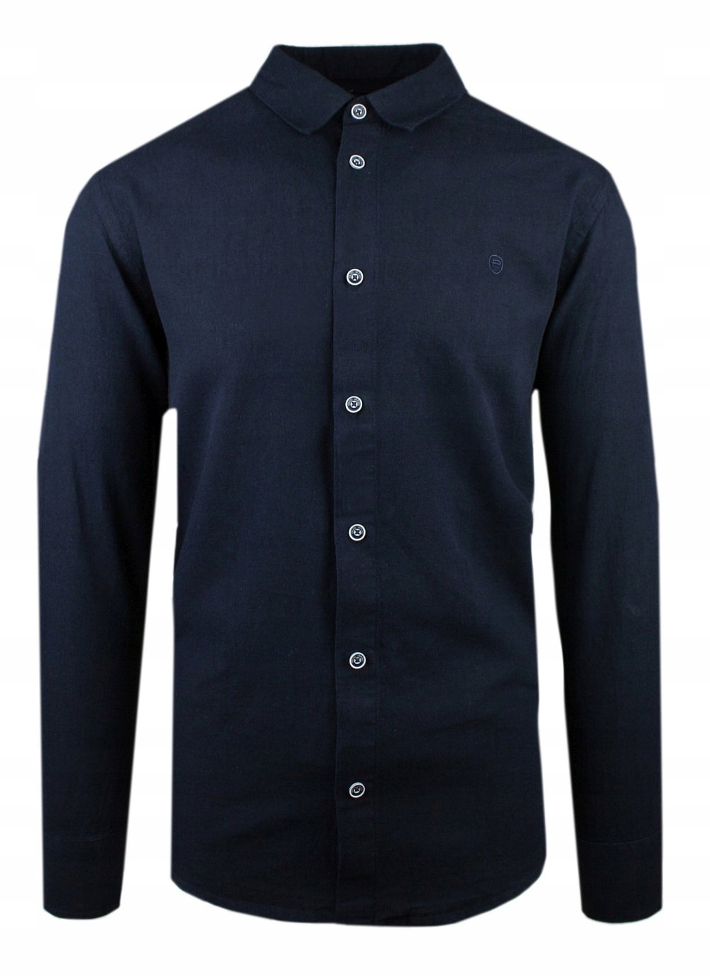 Pohodlná víkendová košile z lnu a bavlny Pako Jeans modrá XL