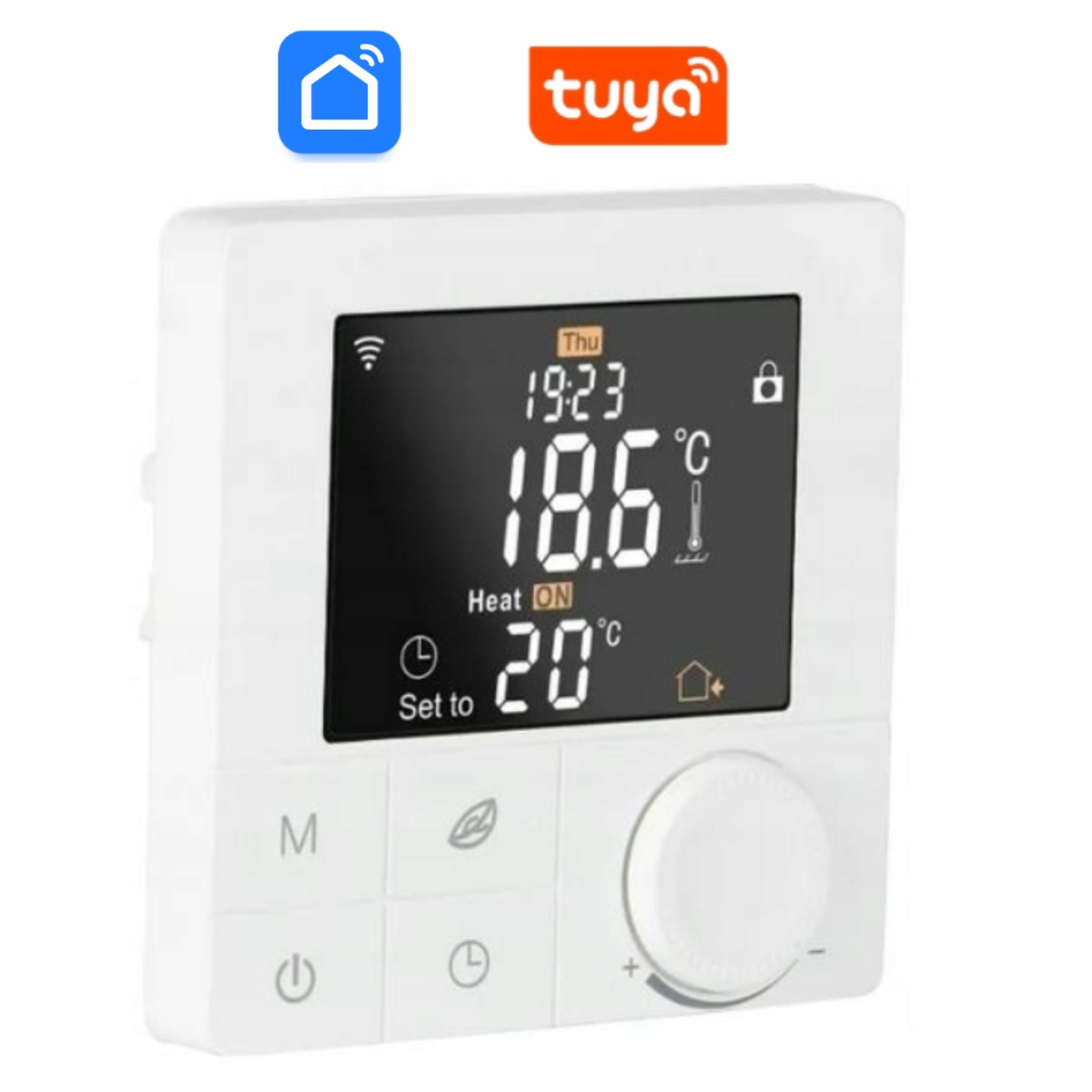Termostat Wifi LCD Pro Podlahové Vytápění Topné Rohože Oshland 16A Tuya