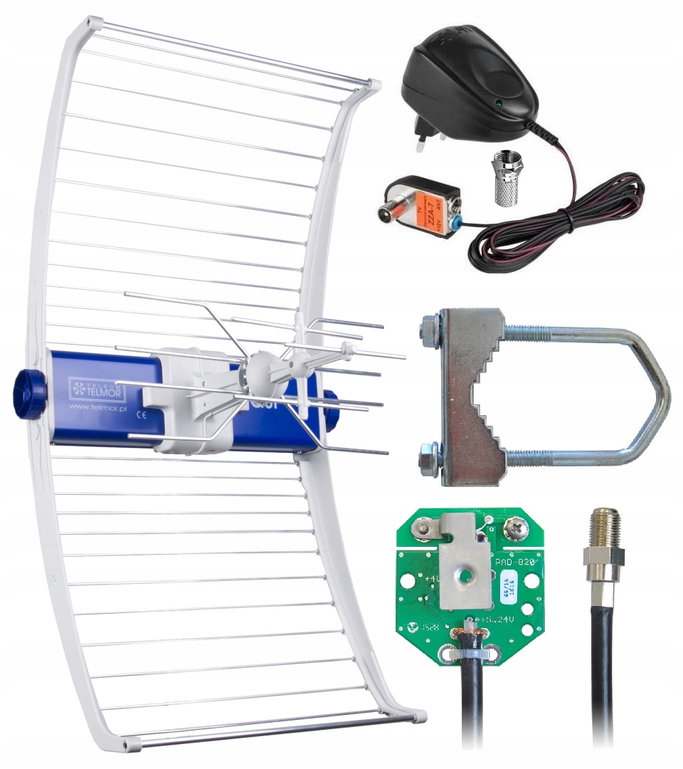 

Antena Asr Iq 5G Filtr Telmor Aktywna DVB-T2 4K