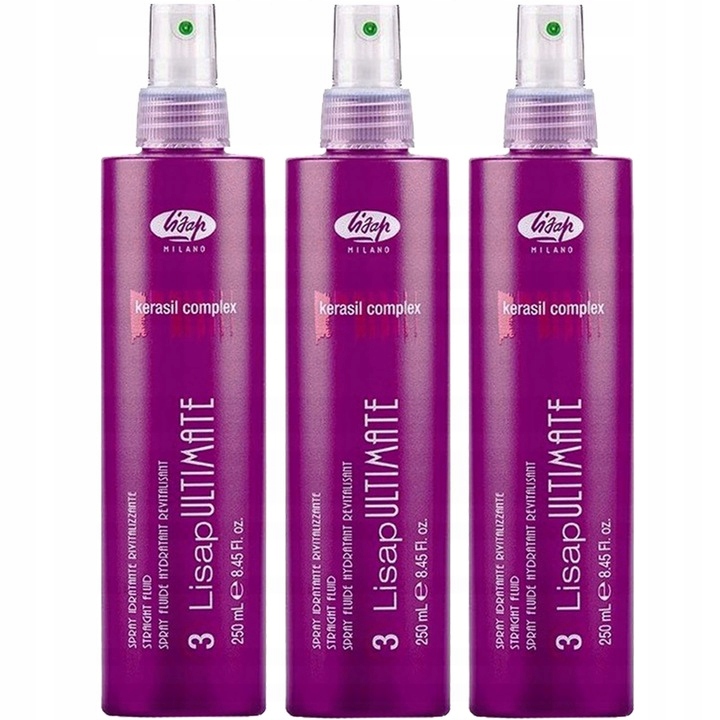 Lisap Ultimate спрей для выпрямления волос 3X250ML