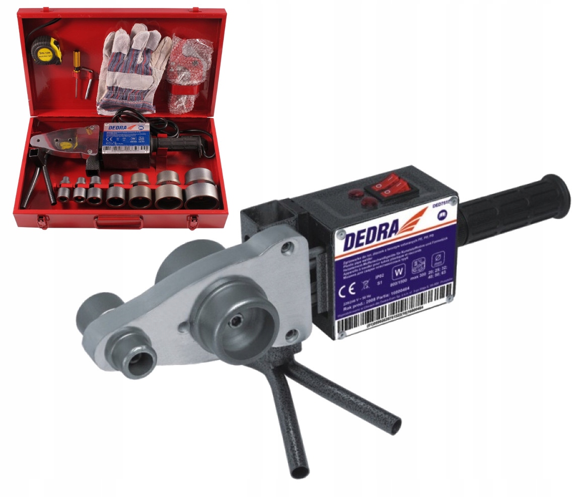

Dedra DED7515 Zgrzewarka Do Rur 16-63mm 1500W