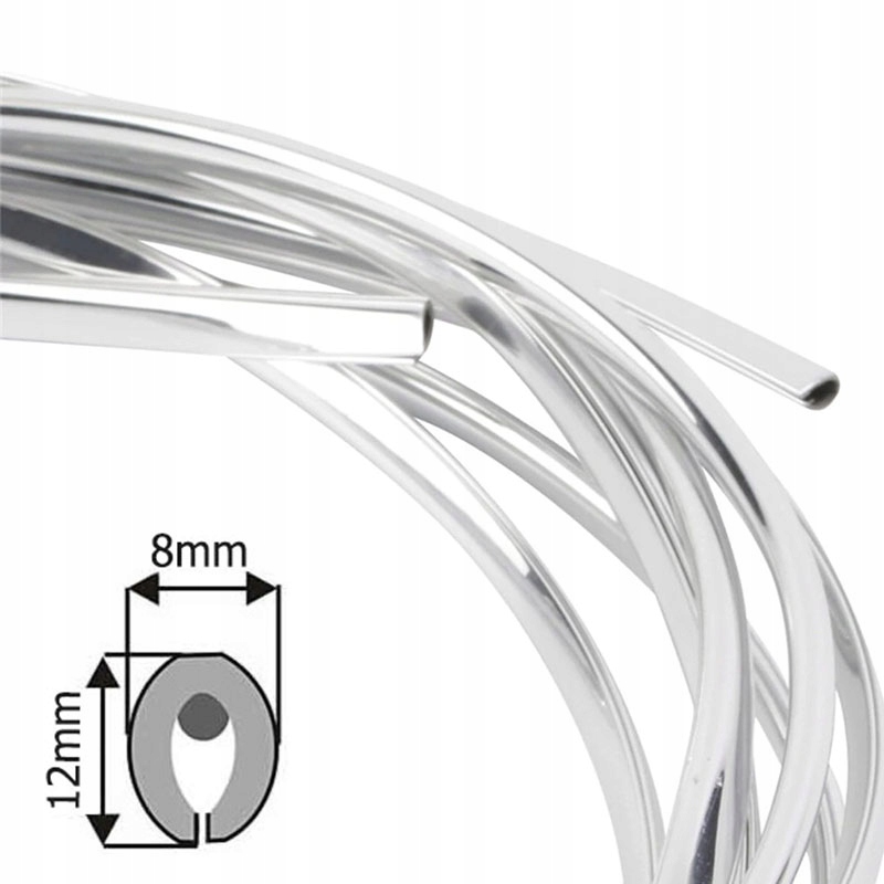 

Listwa rantowa krawędziowa ozdobna chrom 1mb 12mm