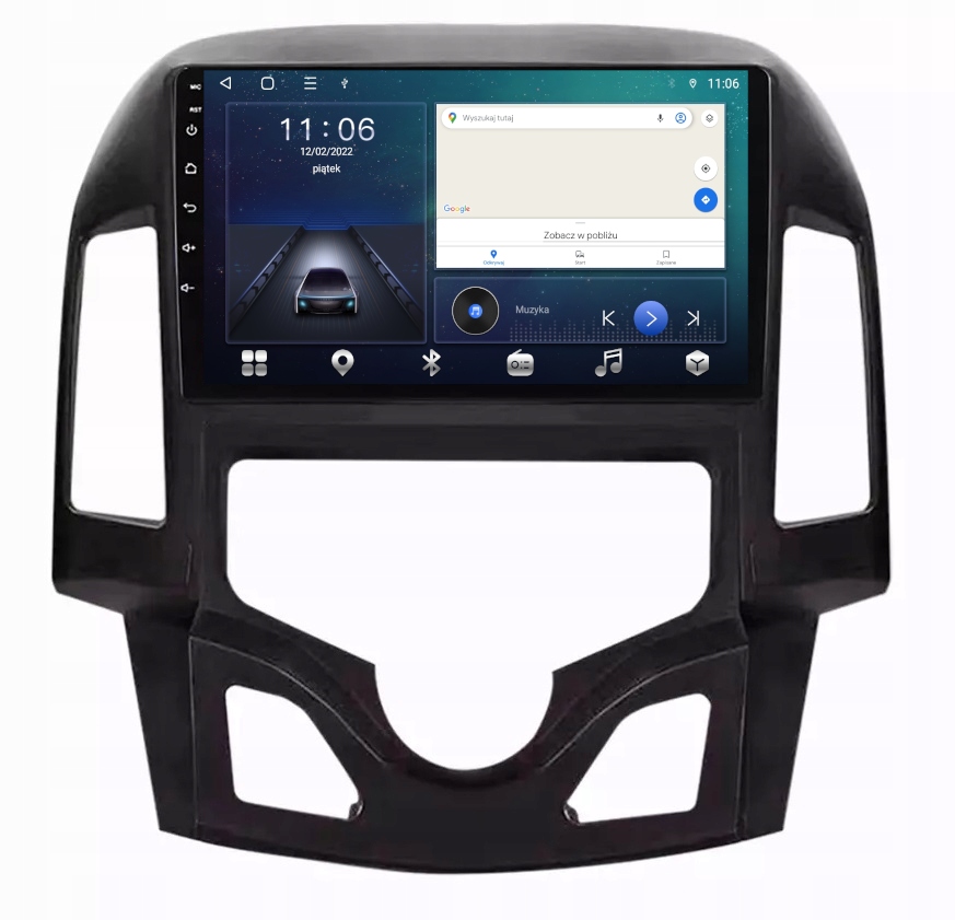 Rádio Gps Android Hyundai I30 2006-2012 64GB Sim