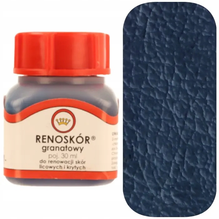 FARBA do skóry Renoskór 30ml WILBRA - granatowy