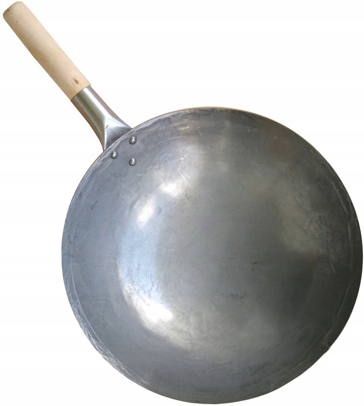 Patelnia Chiński Wok RĘCZNIE KUTY Stal Węglowa Śre 14 Cali 35,5cm PROORIENT Typ powłoki inna