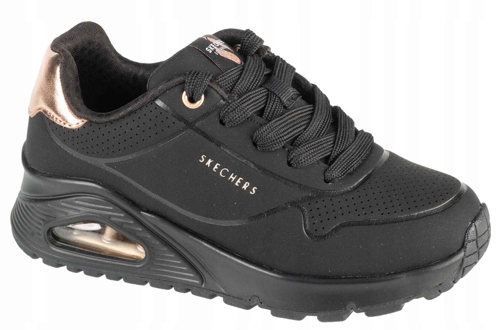 Skechers Uno GEN1 Shimmer Away [39,5] Dívčí tenisky Černá