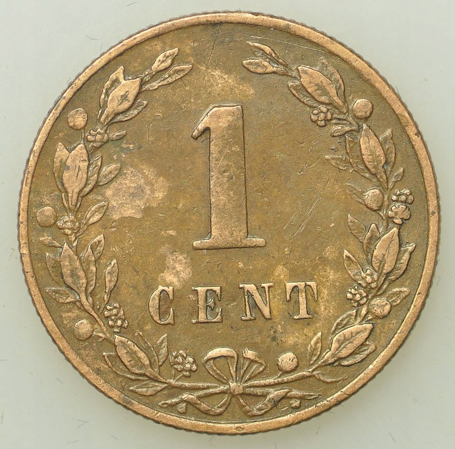 Holandia - 1 cent 1880