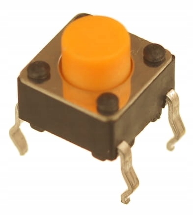 Mikroprzycisk THT P219 6x6x5.5 pomarańczowy