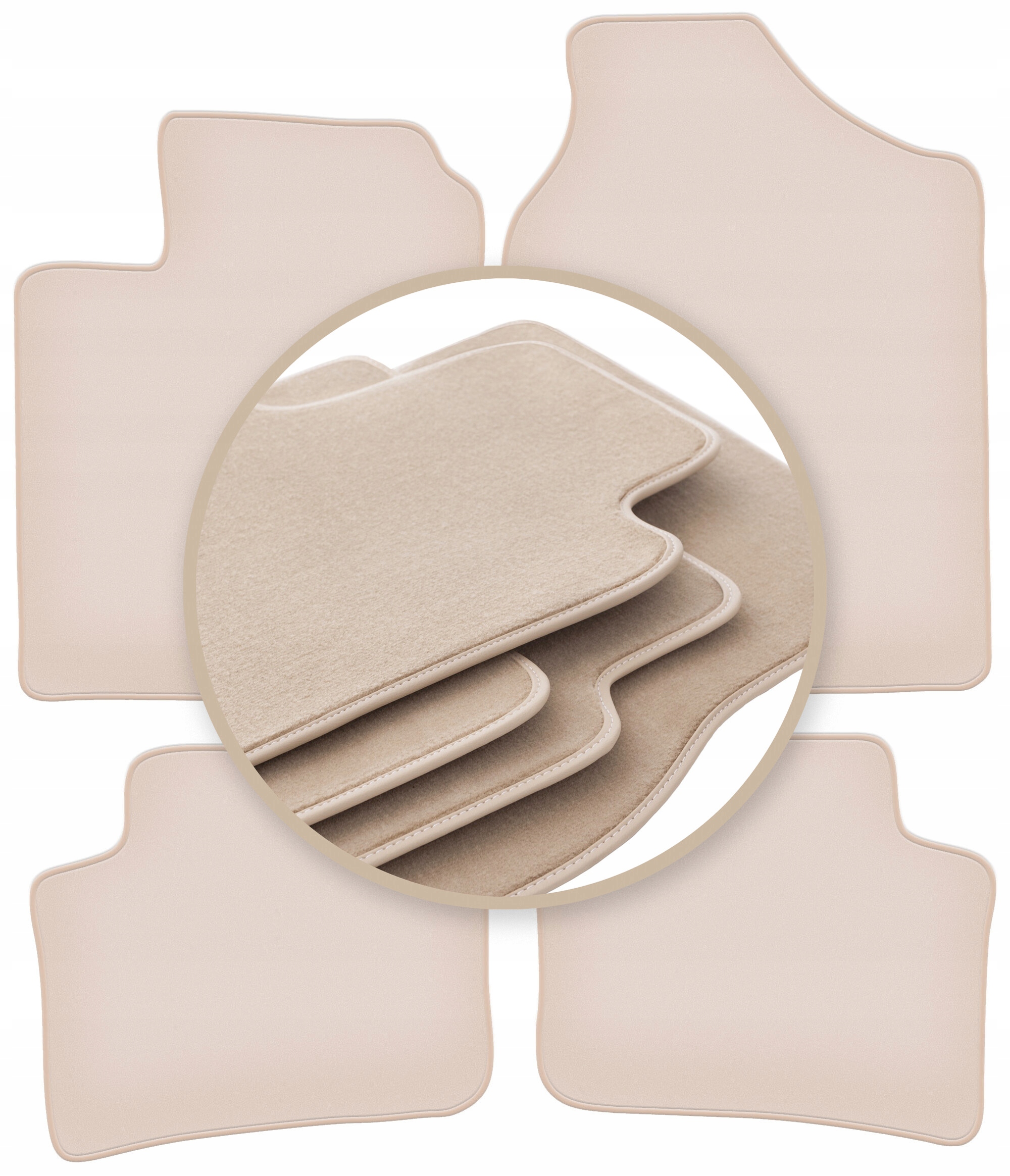 Velúrové koberčeky 10 mm Premium pre: Daihatsu Trevis hatchback 2006-2009