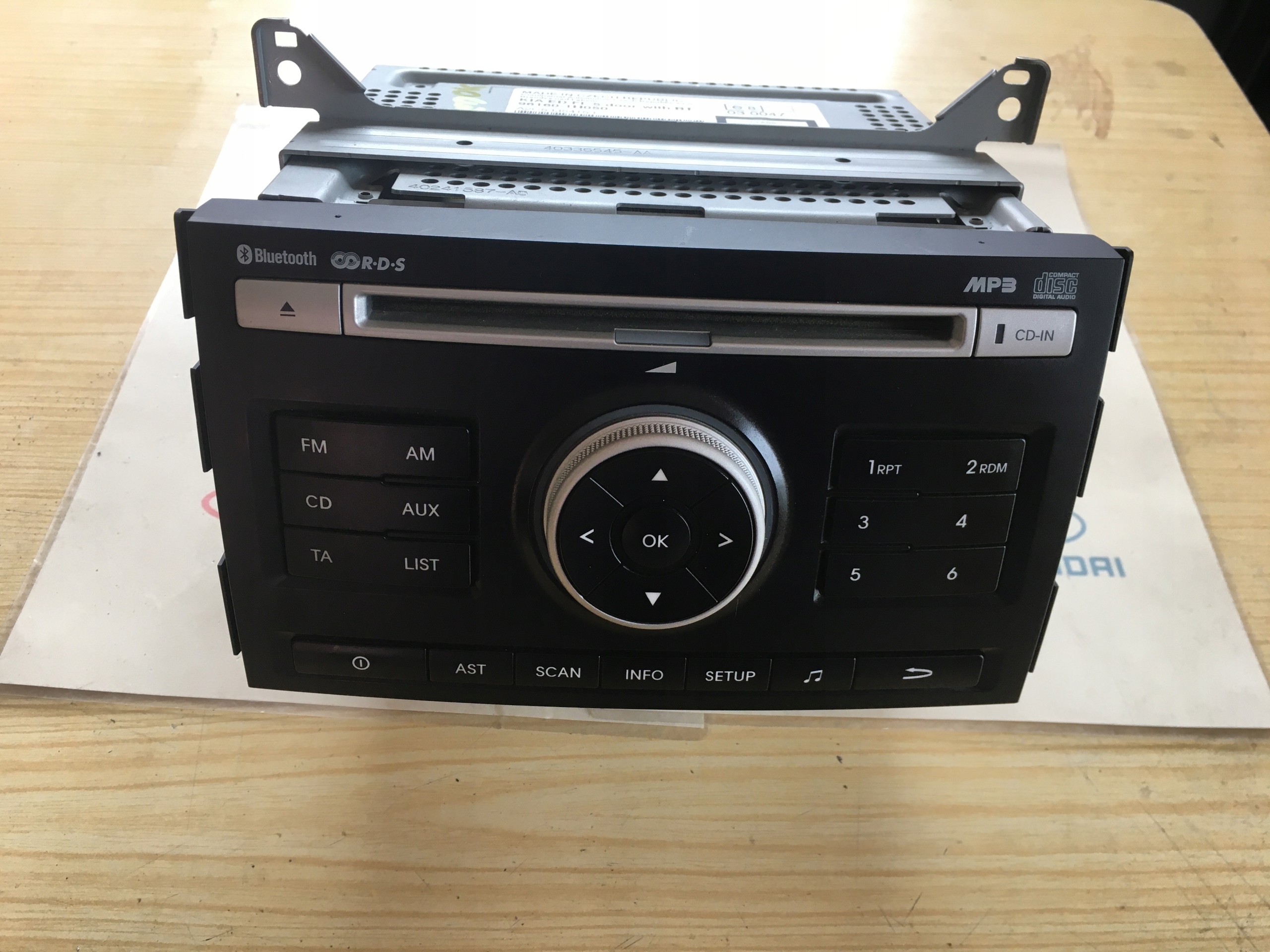 KIA CEED I LIFT 09-12 RADIO CD 96160-1H050