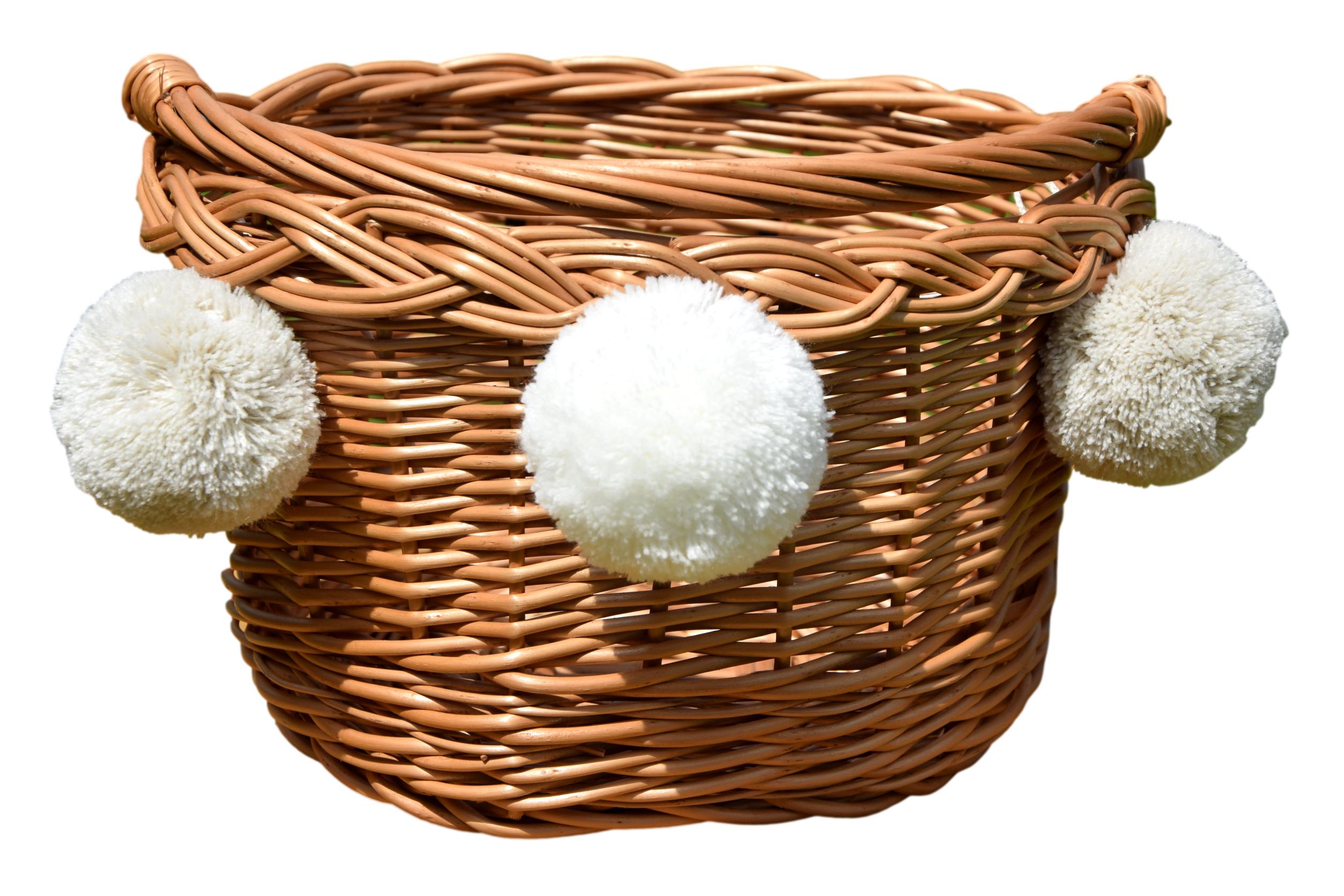 Kosz Koszyk wiklinowy na Rower biegowy dla dziecka