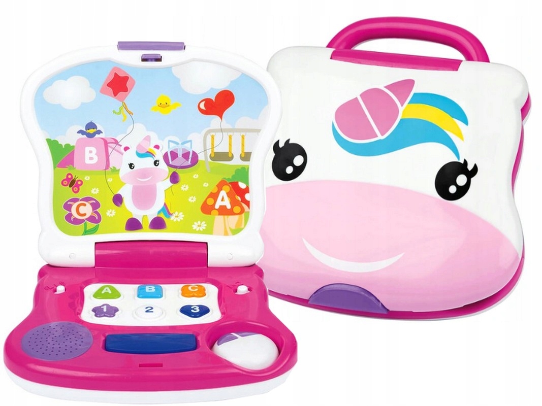 SMILY PLAY PIERWSZY LAPTOP interaktywny JEDNOROŻEC