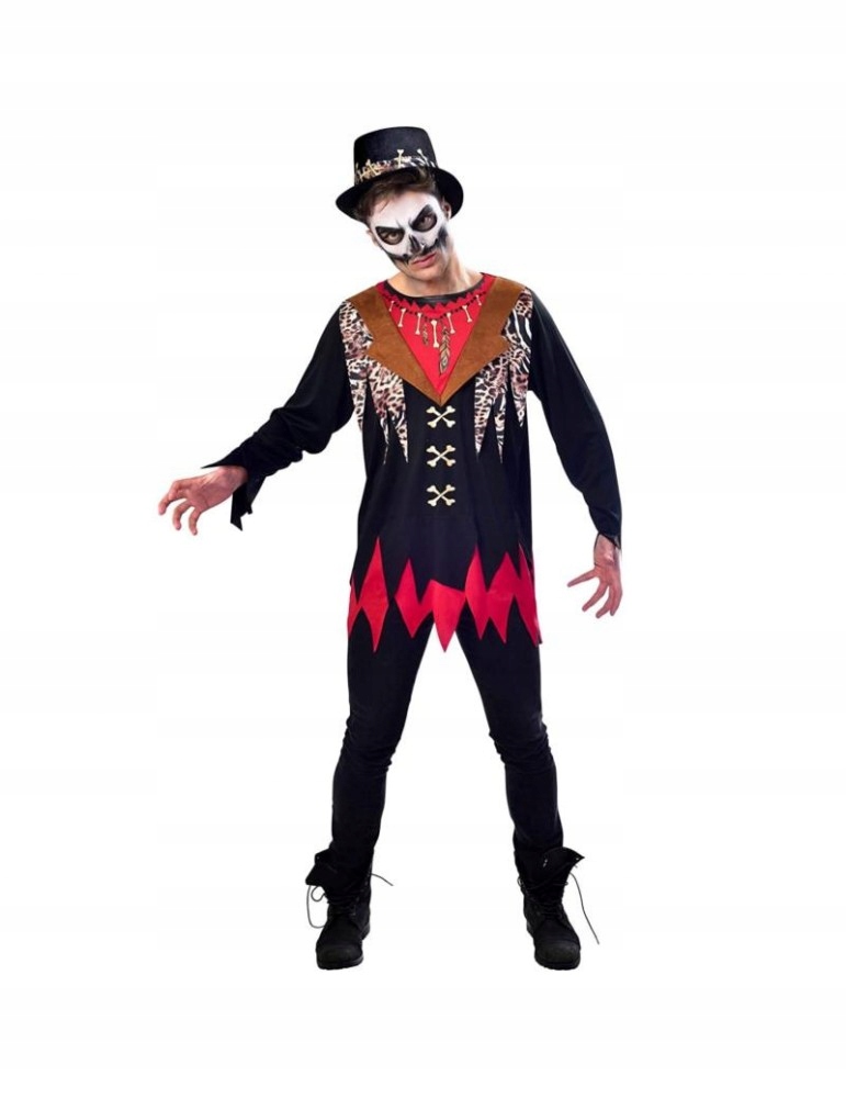 Kostým Šaman Doktor Zla vel. XL VooDoo Halloween