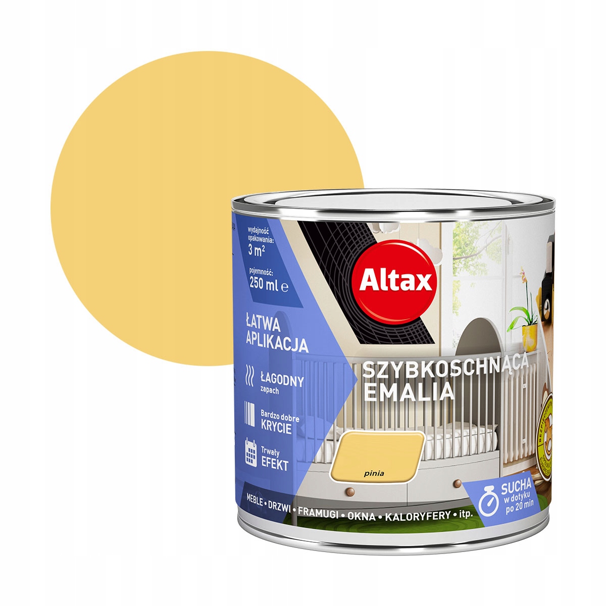 

Altax Emalia Szybkoschnąca 0,25L Pinia