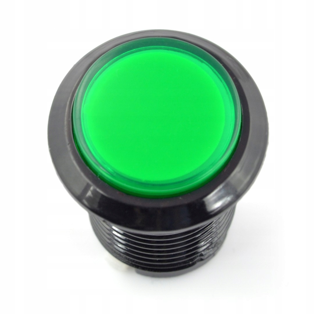 

Arcade Push Button 3,3cm czarna obudowa zielony