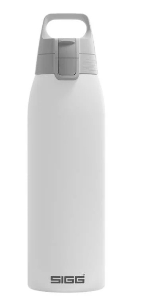 Bidon Sigg butelka termiczna Shield One white biała 1 l