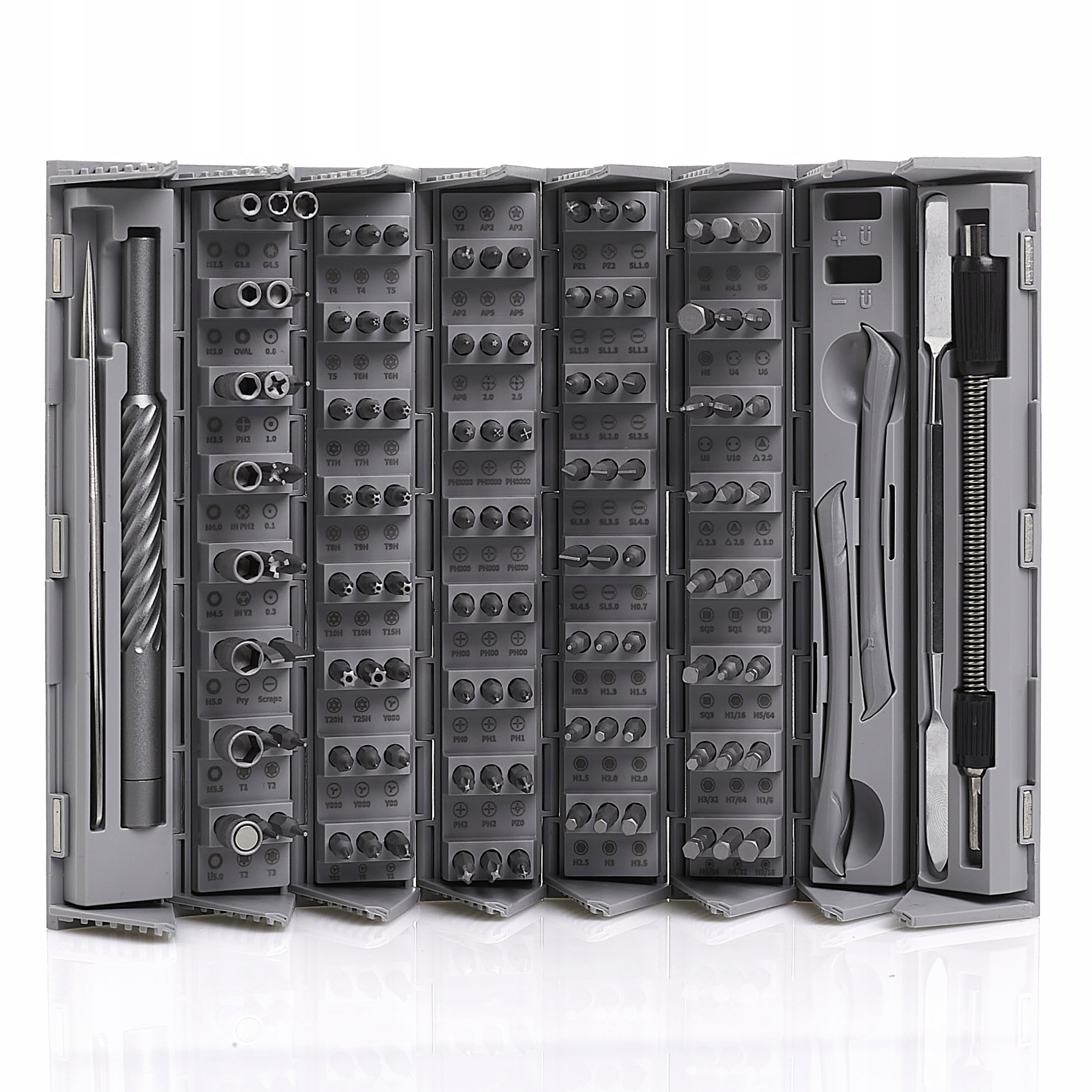 Sada Přesných Šroubováků 128 Dílů Magnetizér Demagnetizér