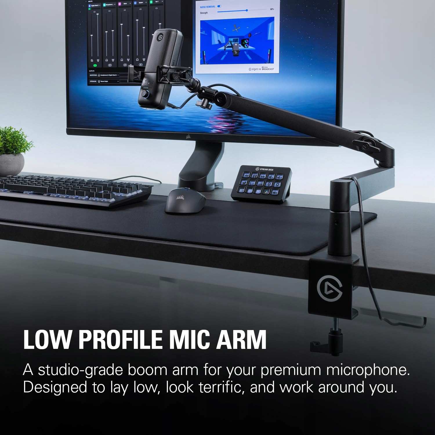 ELGATO Wave Mic Arm LP Premium Ramię Mikrofonowe Do Podcastów i Streamingu — miniatura 2