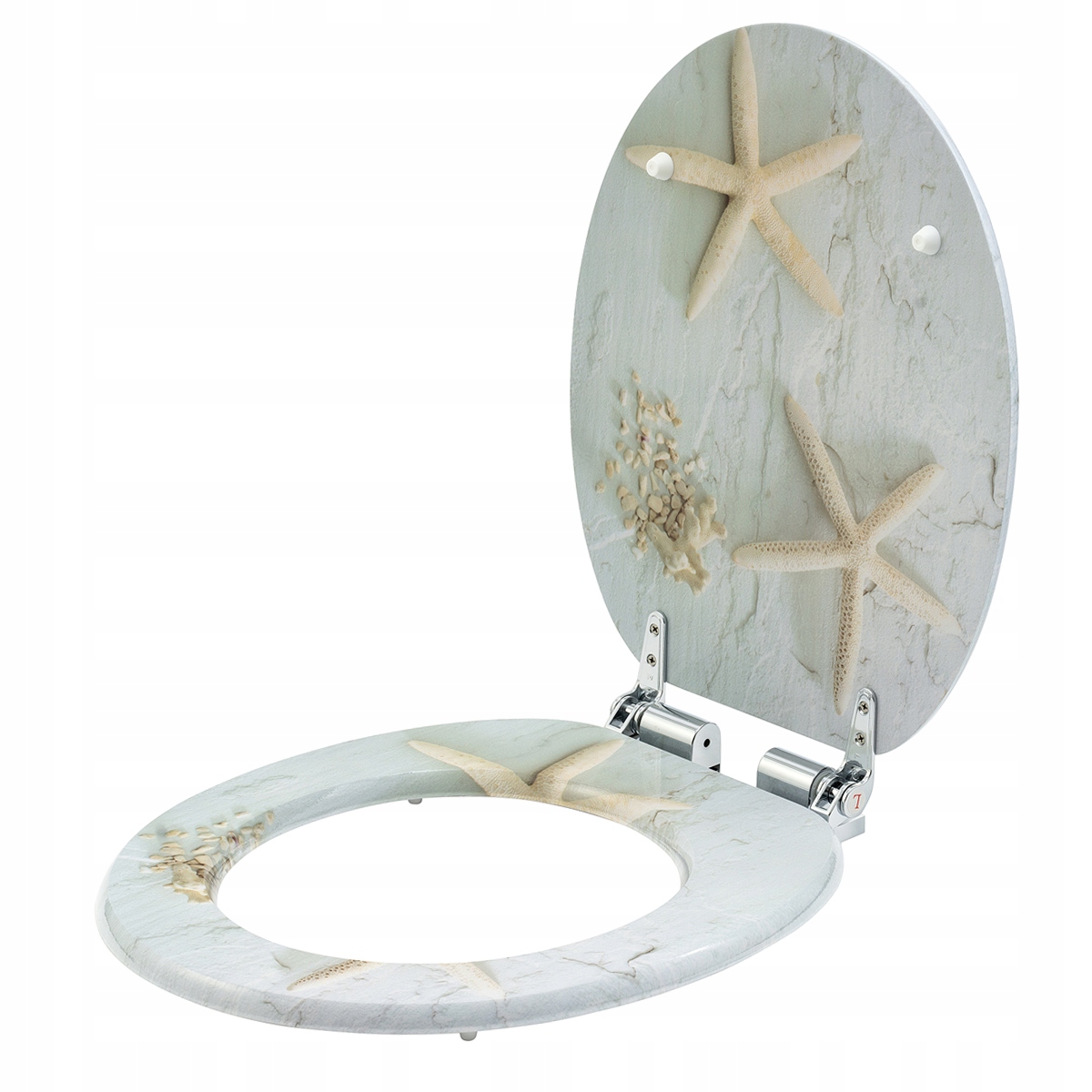 DESKA WC SEDESOWA KLOZETOWA TOALETOWA WOLNOOPADAJACA UNIWERSALNA MDF Kod producenta F135