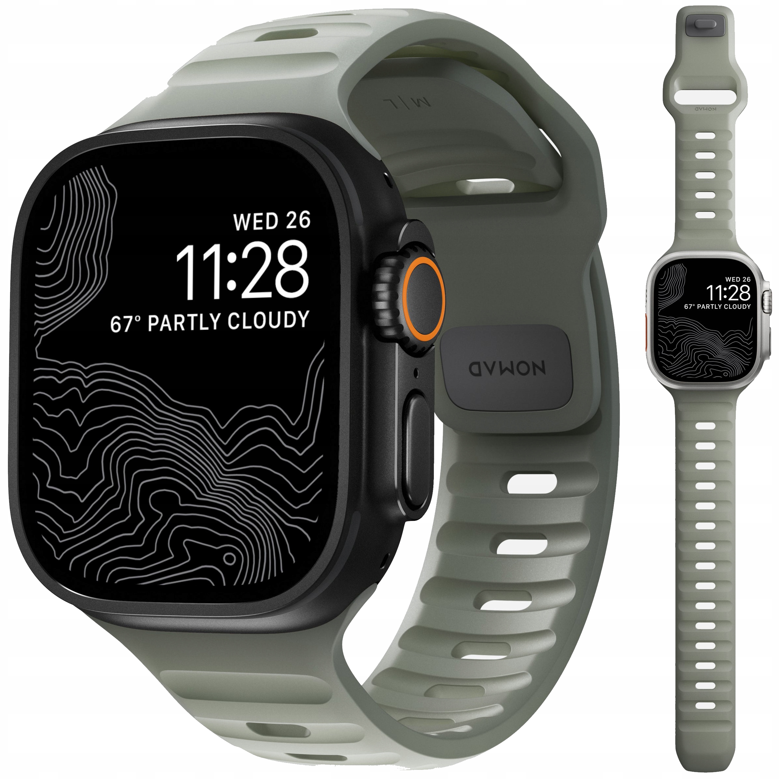 Nomad Sport Band Pasek Silikonowy do Apple Watch 49 46 45 44mm