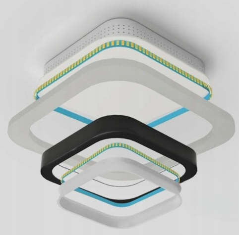 Plafon Sufitowy LED Combo Kolor biały czarny