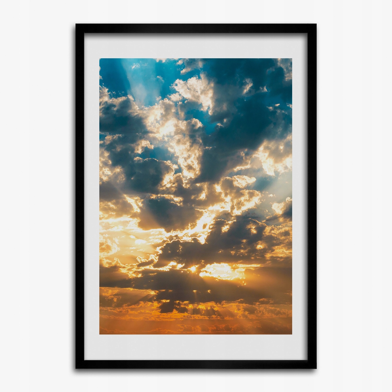 Obraz grafika na zeď Mraky na obloze 50x70 cm