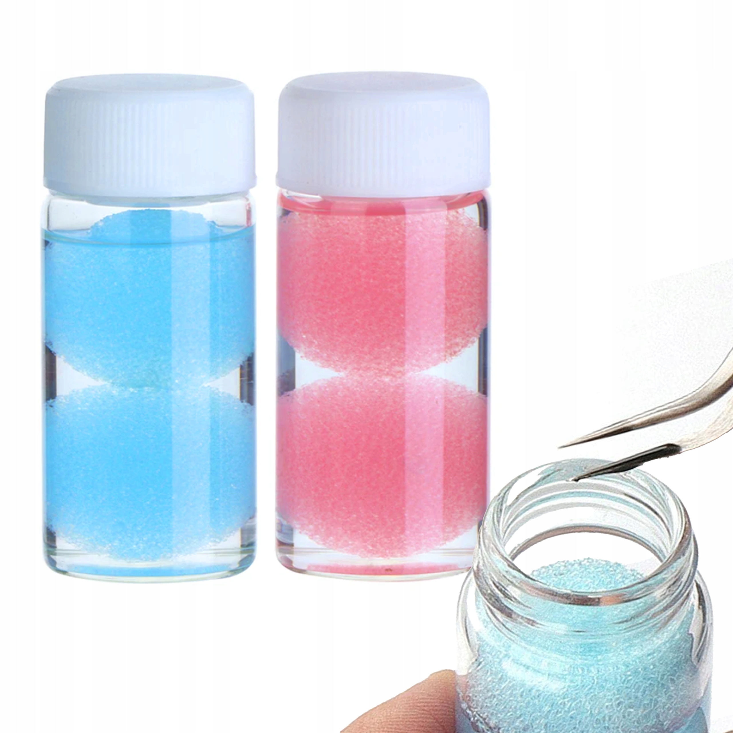 PŁYN DO CZYSZCZENIA PĘSET DO RZĘS CLEANER RÓŻOWY lub NIEBIESKI - 15ML