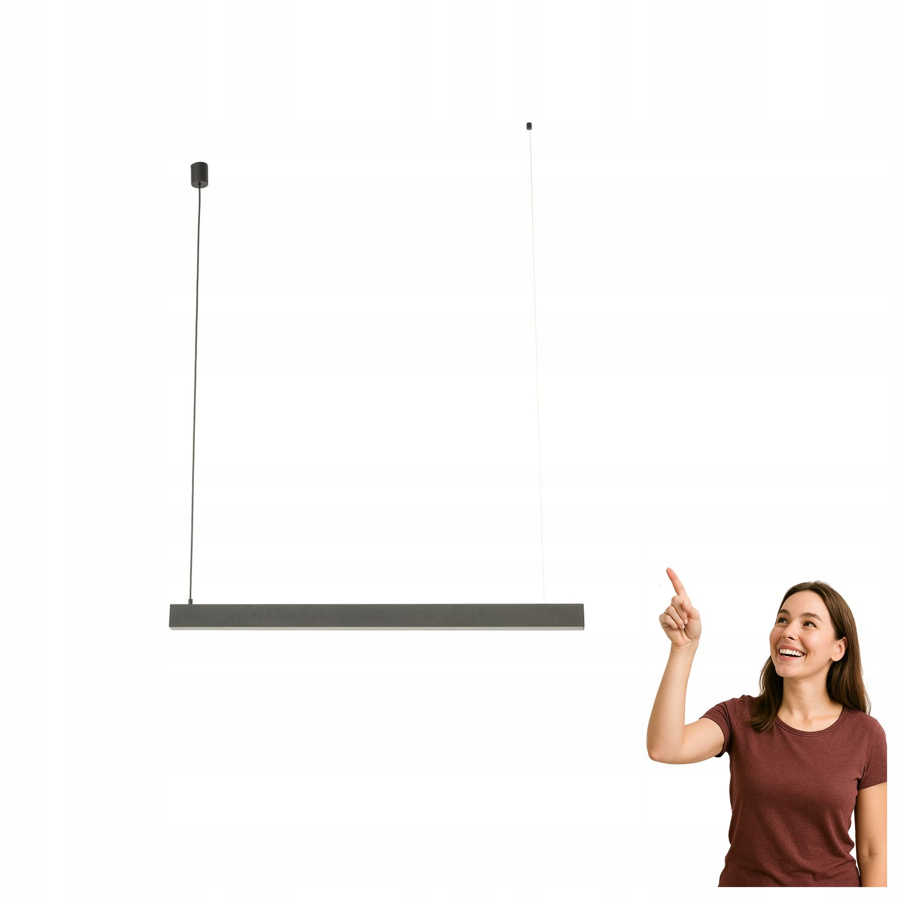 Závesná Led lampa 40W Luxe Black 18080 Tk Lighting