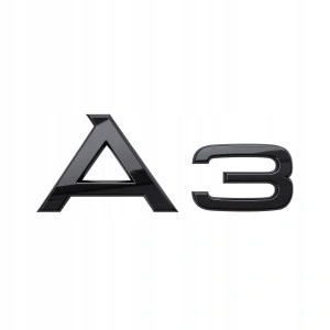

Emblemat Czarny Audi A3 Znaczek Logo Sport Na Tył