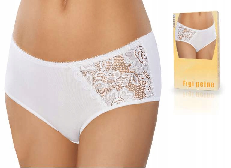 

Figi pełne Gabidar 100 Bawełna , Białe , 3XL