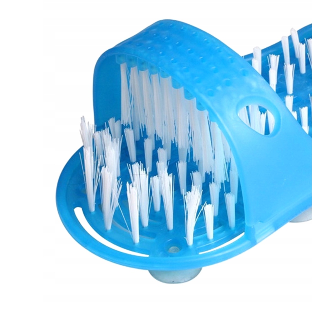 SZCZOTKA DO MYCIA STÓP KLAPKI POD PRYSZNIC PUMEKS Kolor niebieski