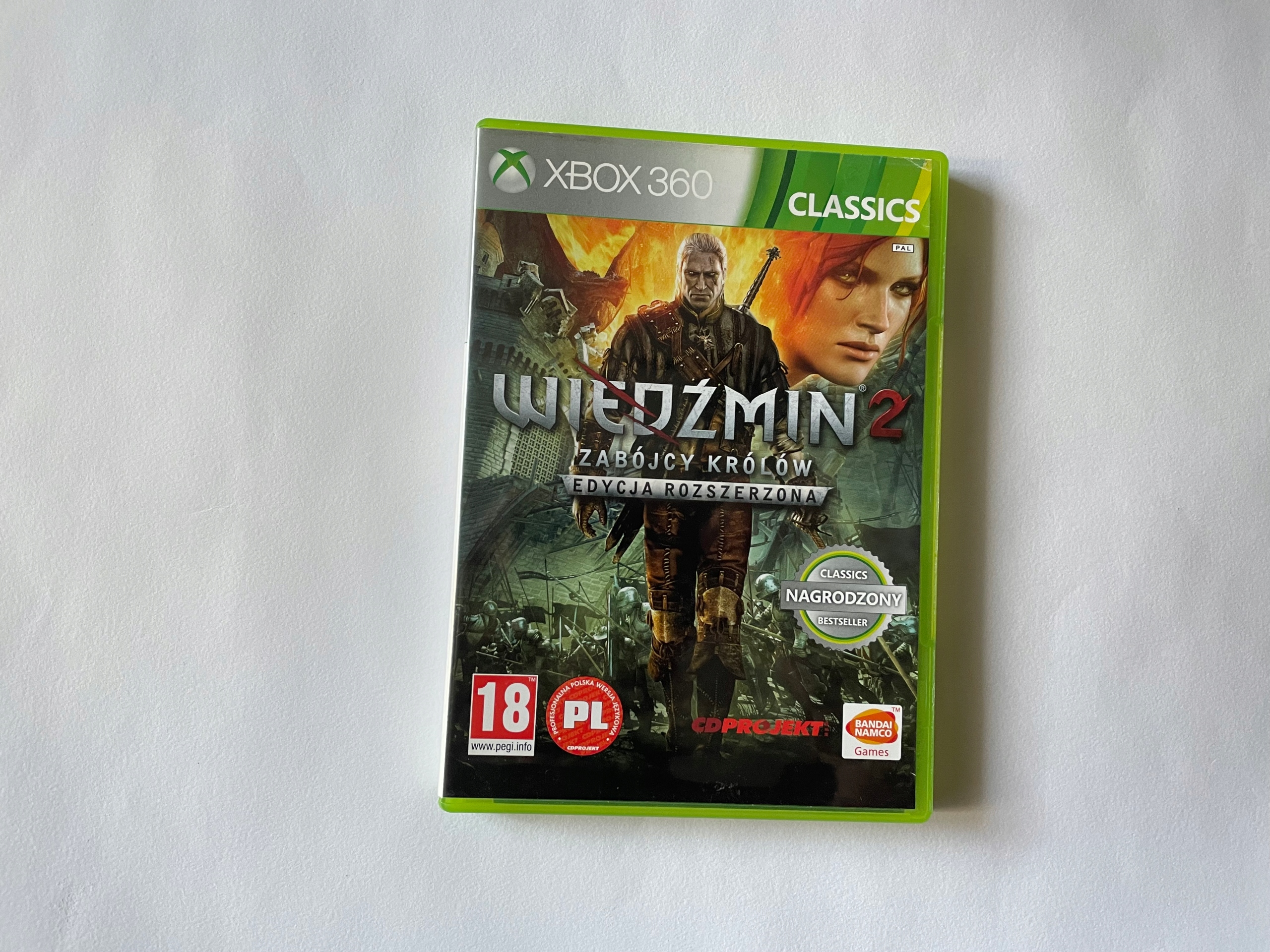 Wiedźmin 2 Zabójcy Królów Edycja Rozszerzona Xbox 360 pudełkowa