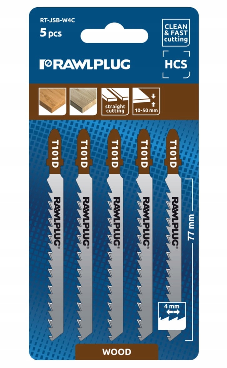 

Brzeszczoty do cięcia drewna 2,5 mm RT-JSB-W2M