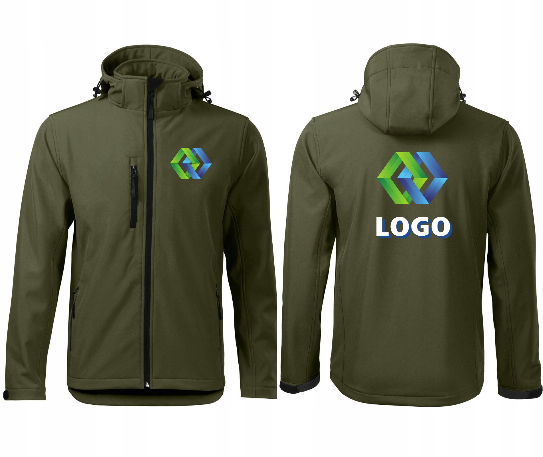 Softshellová bunda Malfini Pánská Performance vlastní potisk loga firmy