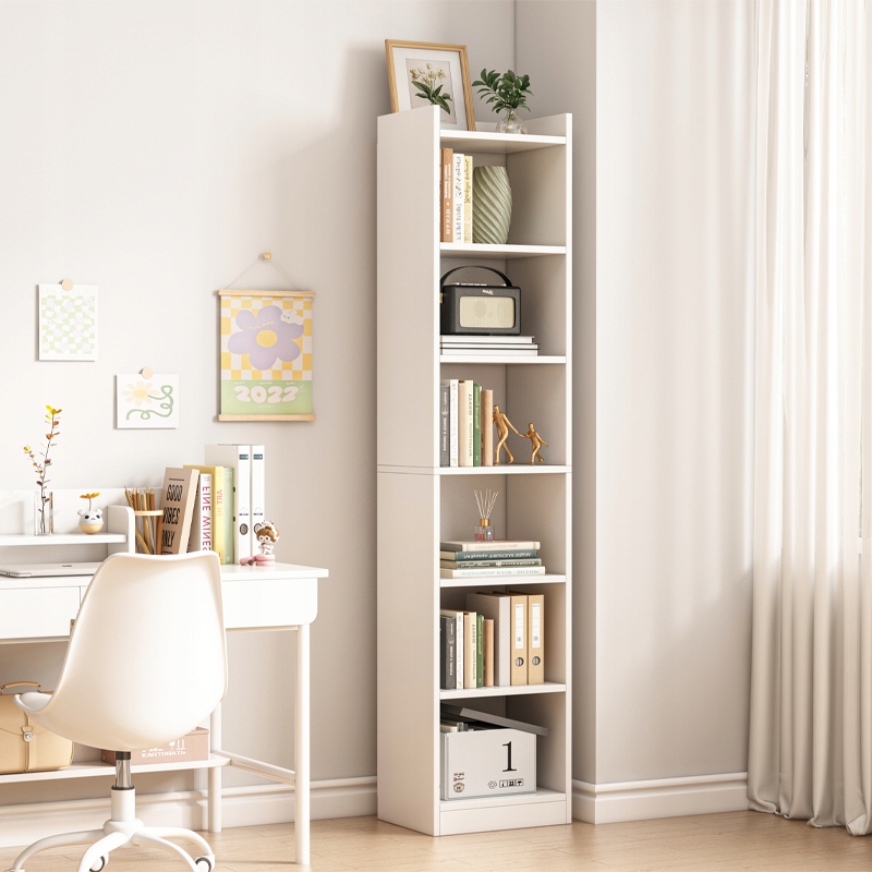 BIAŁY REGAŁ STOJĄCY NA KSIĄŻKI PÓŁKI WYSOKI SKANDYNAWSKI SŁUPEK SZAFA 180cm Marka Rebiko