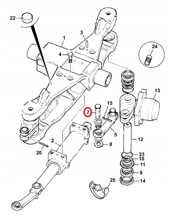 SWORZEŃ JCB 515-40 458/N7750 Producent części JCB