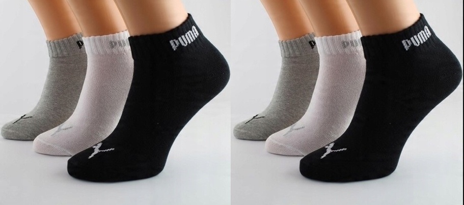 

Puma skarpety quarters zakostki 6 par 35/38
