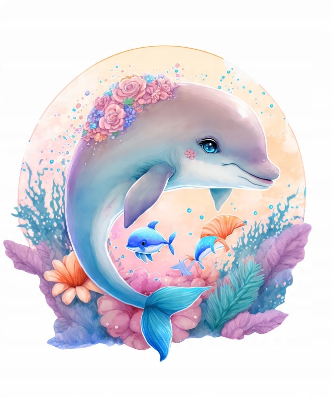 

Naprasowanka Delfin, Miły, Dziecięca 3 Modna