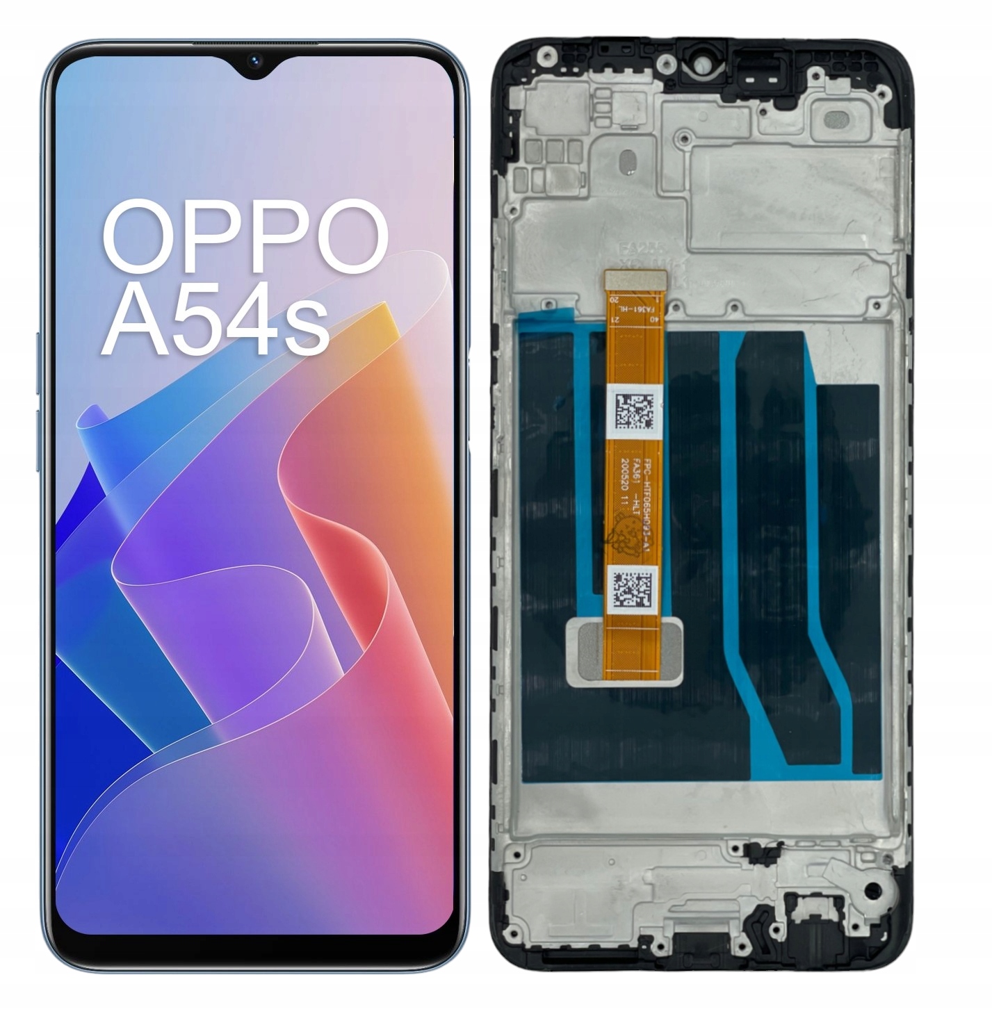 WYŚWIETLACZ LCD RAMKA EKRAN DOTYK DO OPPO A54s