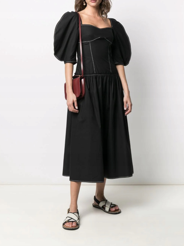 Rejina Pyo 40 Šaty s nafouknutým rukávem