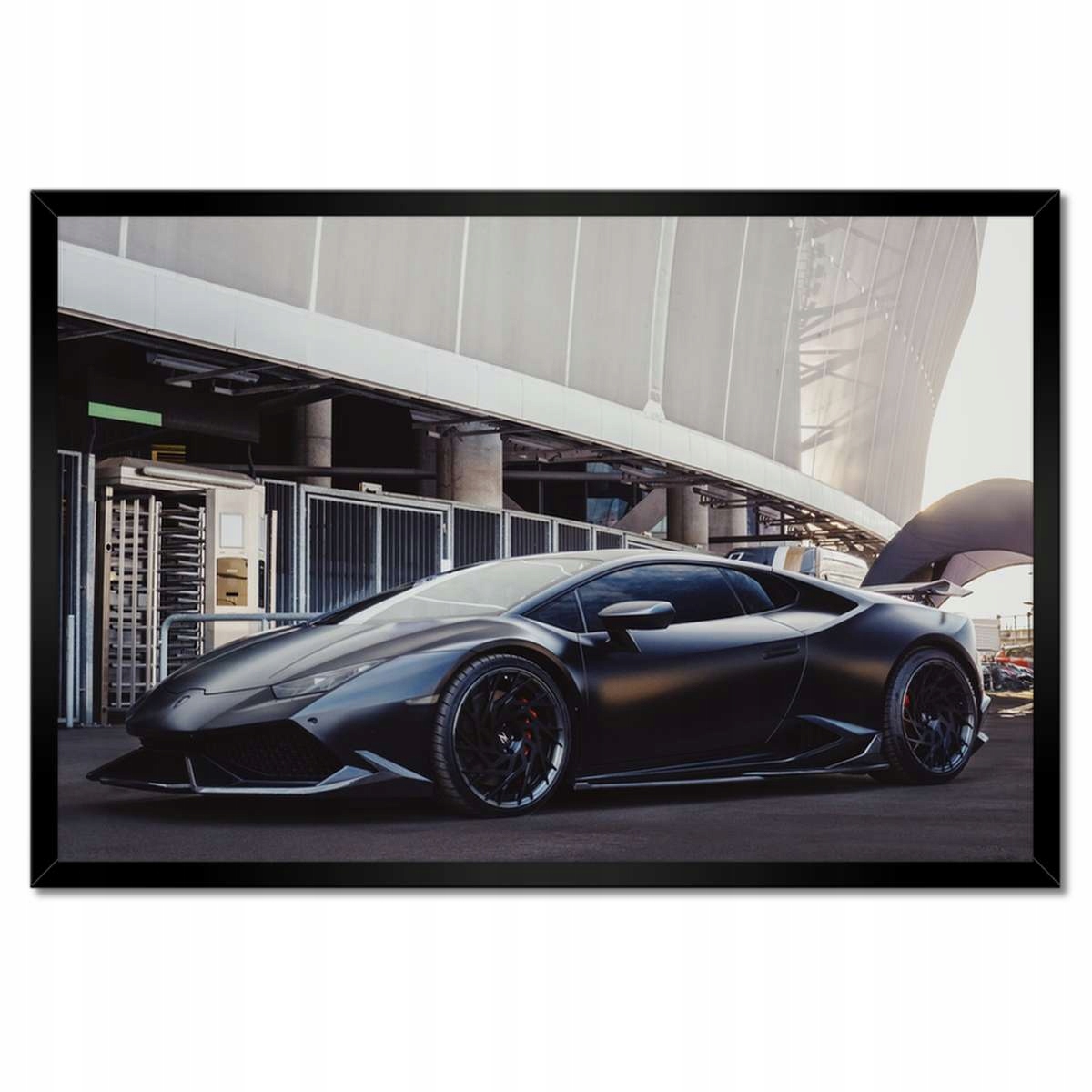 Plakáty v rámu 60x40 Černé sportovní auto