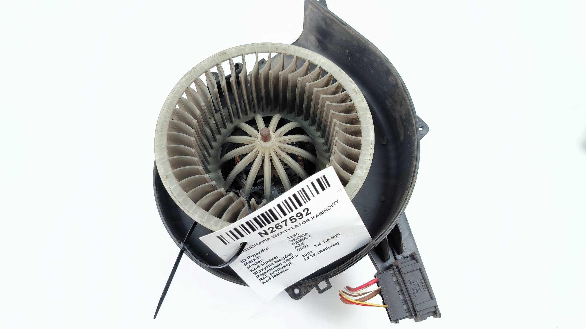 heating fan cab SKODA FABIA and