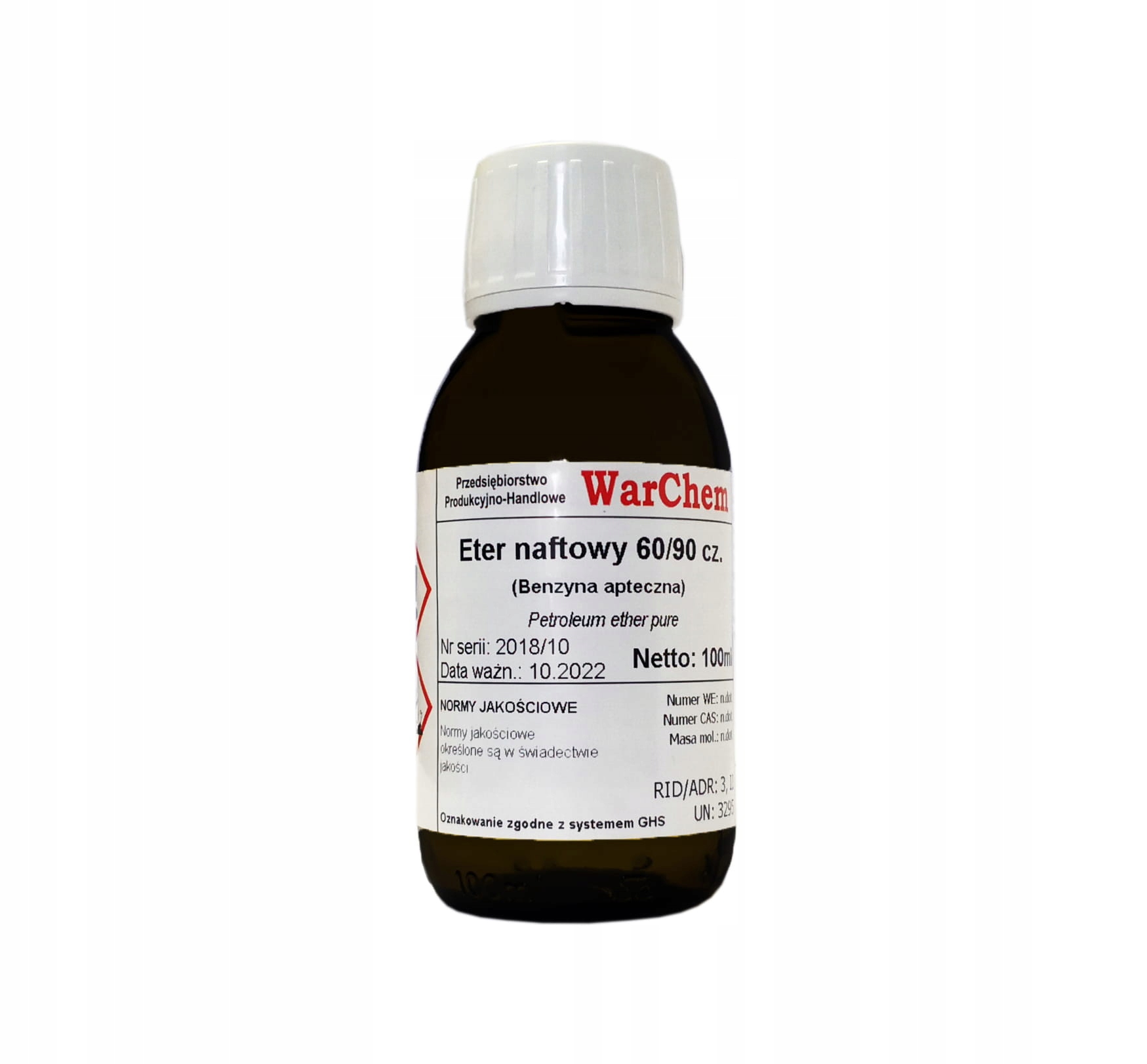 

Eter Naftowy 60/90 (benzyna Apteczna) 100ml