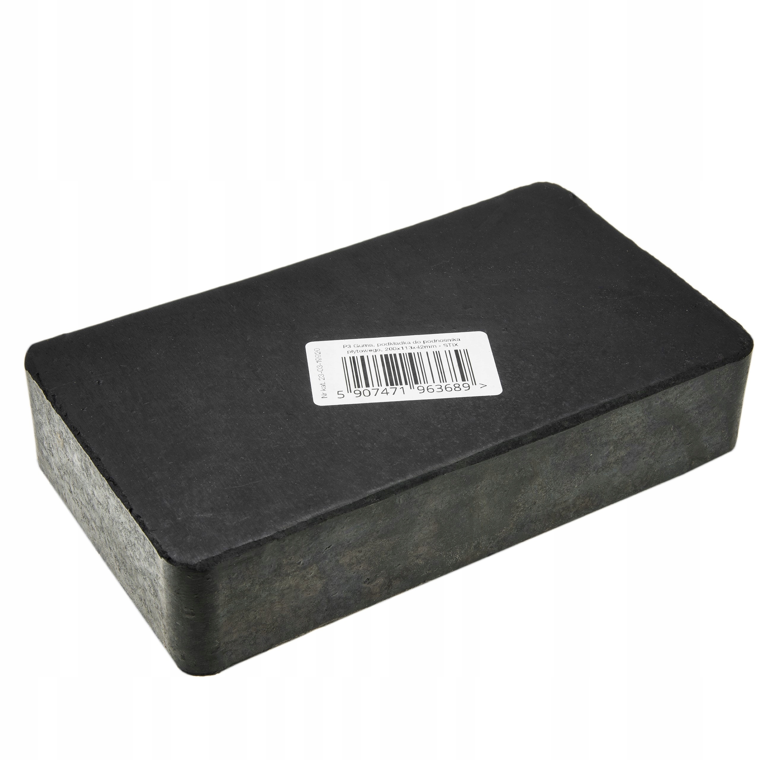 GUMA, KOSTKA, PODKŁADKA DO PODNOŚNIKA PŁYTOWEGO P3 200 X 113 X 42MM - STIX Kod producenta 23-03-19920
