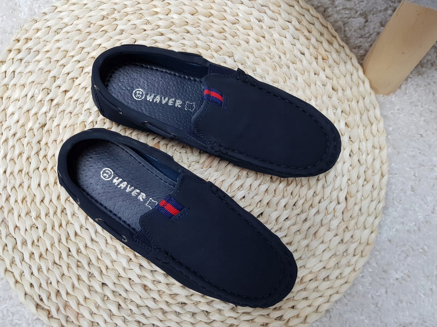 Mokasyny chłopięce granatowe BARTOSZ 36 Rozmiar 36