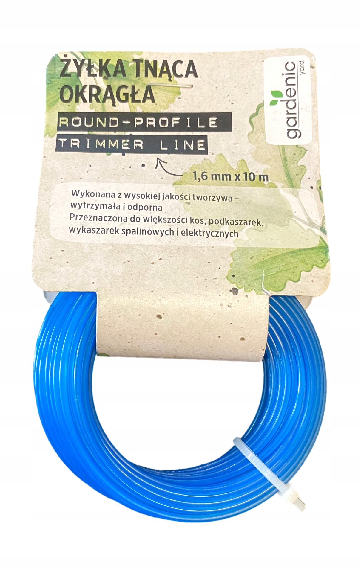 

Żyłka Tnąca Okragła kosa podkaszarka 1,6 mm 10m