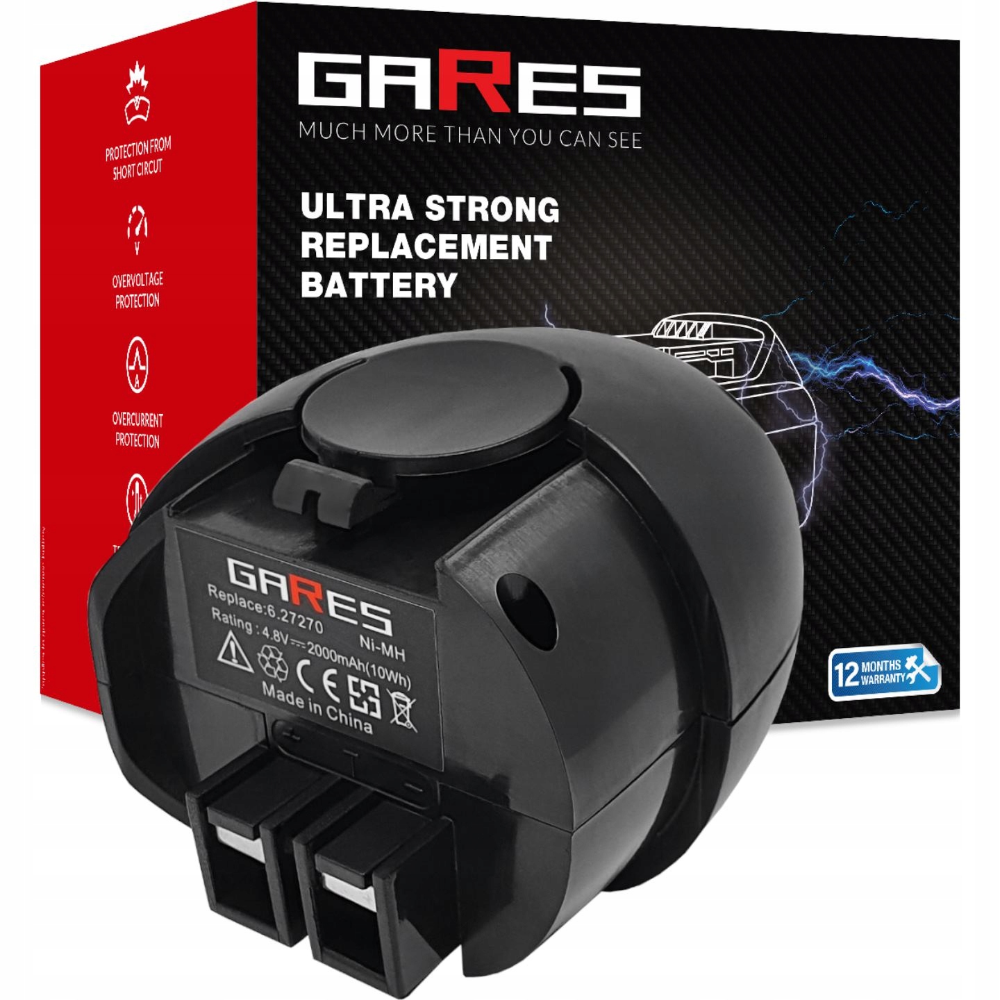 Bateria Akumulator do Metabo 6.27273 Powermaxx 6.31858 4,8V 2Ah